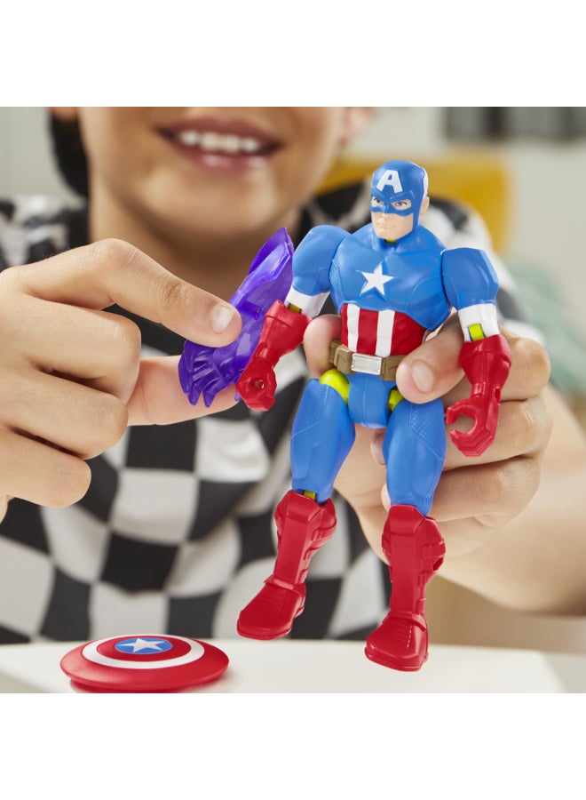 AVENGERS Avn Mixmashers Captain America Basic Fig - Image 2